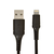 ラスタバナナ 充電・通信ケーブル(USB Type-A to Lightning) 1．5m ブラック R15CAAL2A01BK-イメージ1