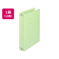 プラス フラットファイル厚とじ ノンステッチ A4タテ グリーン 10冊 F172198-87-986NO.021SW