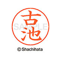 シヤチハタ ネームペン用ネーム シルバー 既製 古池 FC47531-X-GPS-1760