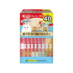 いなば CIAO ちゅーる まぐろ・かつおバラエティ 14g×40P FCF640N-イメージ1