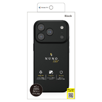 トリニティ iPhone 18 Pro Max用 / 17 Pro Max用  [NUNO] マグネット吸着式アクセサリー対応 背面シリコンレザーケース ブラック TR-IP26L3-NNSL-SIBK