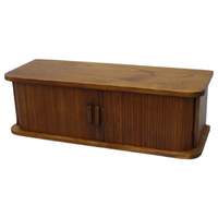 オスマック 天然木桐製カウンター上収納庫 竹製ジャバラ扉式 幅60cmスタンダード KTX-60DB