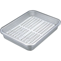 江部松商事 アルマイト 冷凍ケース 目皿付 CP-350 FC282LX-8146500