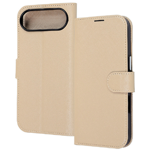 レイ・アウト iPhone Air用手帳型レザーケース シンプル マグネット ベージュ RT-P54ELC1/BE-イメージ1