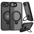 ラスタバナナ iPhone17e/16e用 ZEROSAFE 極 SHAFT 磁力充電 フロストブラック 9450IP6EZSFBK