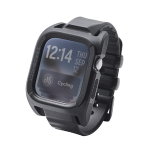 エレコム Apple Watch用バンド ZEROSHOCK ブラック AW-25ABDZEROBK-イメージ1
