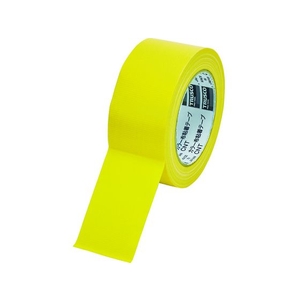 トラスコ中山 カラー布粘着テープ 幅50mm長さ25m イエロー FC021GC-1026000-イメージ1