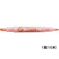 ゼブラ 蛍光オプテックス2 EZ オレンジ 10本 1箱(10本) F883601-WKT11-OR
