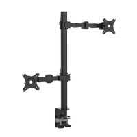 エディオンネットショップ グリーンハウス Ghamcr01 液晶ディスプレイアーム 2アーム クランプ式