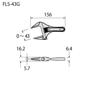 フジ矢 ライトショートモンキー 薄型、軽量 FLS-43G-F-イメージ5