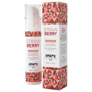 アジュマ exsens マッサージオイル STRAWBERRY(50ml) ストロベリー ｴｸｾﾝｽﾏﾂｻ-ｼﾞｵｲﾙｽﾄﾛﾍﾞﾘ--イメージ1