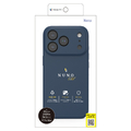 トリニティ iPhone 18 Pro Max用 / 17 Pro Max用  [NUNO] マグネット吸着式アクセサリー対応 背面シリコンレザーケース ネイビー TR-IP26L3-NNSL-SINV