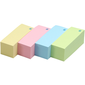 3M ポスト・イット 辞書引き用ふせん 再生紙 65×25mm 4色 4冊 F028353-JBF-1000-イメージ2
