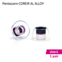 日本ディックス Pentaconn COREIR -ペンタコン コレイル- AL ALLOY L 1ペア Red PTM02-L-1P