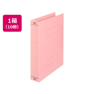 プラス フラットファイル厚とじ ノンステッチ A4タテ ピンク 10冊 F172206-87-988NO.021SW-イメージ1