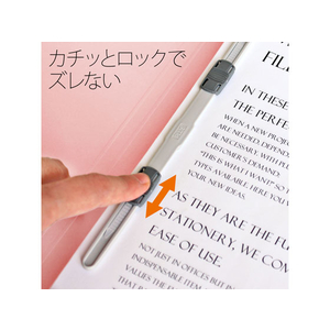 プラス フラットファイル厚とじ ノンステッチ A4タテ ピンク 10冊 F172206-87-988NO.021SW-イメージ8