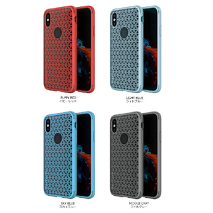 Matchnine iPhone XS/X用ケース SKEL ミドルグレー MN89207I8-イメージ10