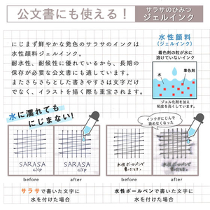 ゼブラ サラサクリップ0.5 赤 10本 1箱(10本) F805927-JJ15-R-イメージ3