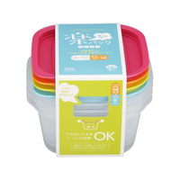 イノマタ化学 楽ちんパックスクエア 630mL 4色組 FC116TF-9812
