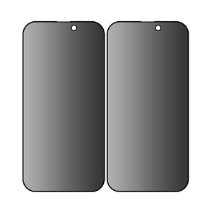 miak iPhone 16 Pro Max用のぞき見防止強化ガラスフィルム(2枚入り) MA27207I16PM-イメージ2