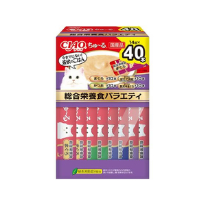 いなば CIAO ちゅーる 総合栄養食 バラエティ 14g×40P FCF642N-イメージ1