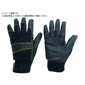 ミドリ安全 合成皮革手袋 PUウイングローブ防寒 Lサイズ FCB815B-1493466-イメージ1