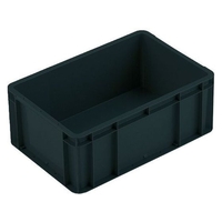 岐阜プラスチック工業 導電性TP型コンテナー TP-342B導電 ブラック FC292GX-1493402