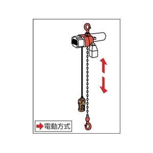 キトー 電気チェーンブロック キトーセレクト 1速高頻度形 100kg×15m 0.1151531550 FC381HG-3210260-イメージ3