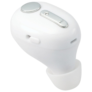 エレコム 超極小Bluetoothハンズフリーヘッドセット ホワイト LBT-HSC30MPWH-イメージ1