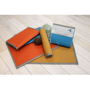 ヨコズナクリエーション サラット バスマット 約45×60cm イエロー FC181TA-イメージ3