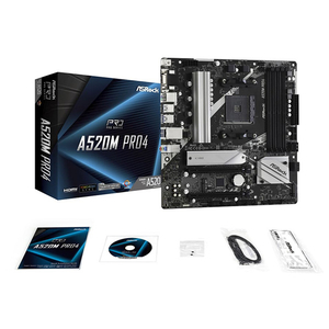 ASROCK Socket AM4 AMD A520 MicroATX マザーボード ASRock A520 シリーズ A520M PRO4-イメージ5