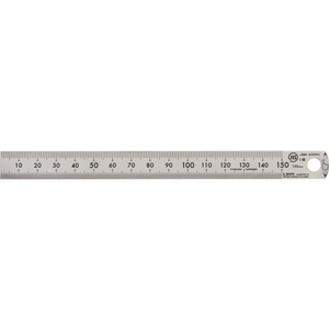ライオン事務器 ステンレス定規 15cm/PS-15/271-55 FCV0054-PS-15-イメージ1