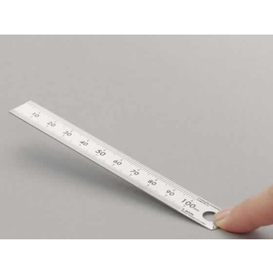 ライオン事務器 ステンレス定規 15cm/PS-15/271-55 FCV0054-PS-15-イメージ4