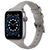 GAACAL Apple Watch Series 1-9/SE1-2/ULTRA 2(42/44/45/49mm)用「アクセサリーウォッチ」PUレザーバンド グレー Z00135GYB-イメージ1