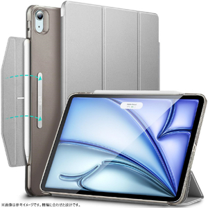 ESR iPad Air 11インチ M3/M2(2025/2024)用ケース Ascend Trifold Grey ESR590 ESR iPad Air 11インチ M3/M2(2025/2024)用ケース Ascend Trifold Grey ESR590