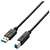 エレコム USB3．0ケーブル(1．0m) ブラック USB3-AB10BK-イメージ1