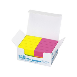 コクヨ 強粘着ふせん〈K2〉 50×15 7色ミックス ネオン50冊 F028556-K2ﾒ-KN5015X50-イメージ1