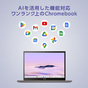 ASUS ノートパソコン Chromebook Plus CM34 Flip ジンク CM3401FFA-LZ0211-イメージ9