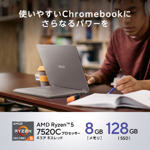 ASUS ノートパソコン Chromebook Plus CM34 Flip ジンク CM3401FFA-LZ0211-イメージ6