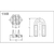 トラスコ中山 鍛造ワイヤクリップ 10mm メッキ 10504522M104 FC714FA-4971868-イメージ2