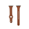 WEARPLANET Apple Watch 49/46/45/44/42mm用Slim Line フラット本革バンド メープルブラウン WP23208AWAM