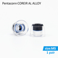 日本ディックス Pentaconn COREIR -ペンタコン コレイル- AL ALLOY MS 1ペア Blue PTM02-MS-1P