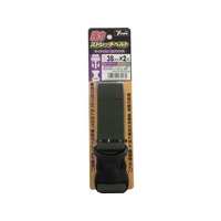 ユタカメイク 強力ストレッチベルト 38mm×2m バックル ODグリーン 40ODグリーン3821.7(±0.3) FC503GK-8556070