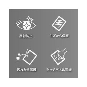 サンワサプライ iPad Air 2用液晶保護反射防止フィルム LCD-IPAD6-イメージ3