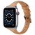 GAACAL Apple Watch Series 1-9/SE1-2/(38/40/41mm)用「アクセサリーウォッチ」PUレザーバンド カーキ Z00135KA-イメージ1