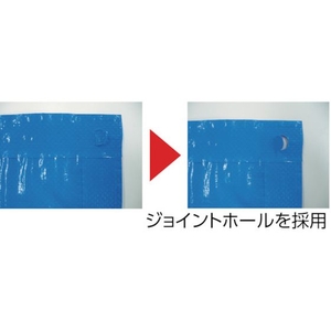 トラスコ中山 TRUSCO ブル-シート#2200 耐久期間2年 幅1.8m×長3.6m FC021GL-8191857-イメージ2
