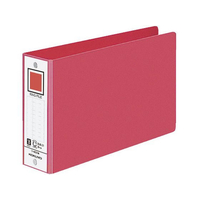 コクヨ リングファイル B6ヨコ 背幅53mm 赤 1冊 F804501ﾌ-409NR