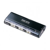 サンワサプライ USB2．0ハブ ブラック USB-HUB225GBKN