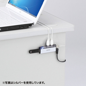 サンワサプライ USB2．0ハブ ブラック USB-HUB225GBKN-イメージ3