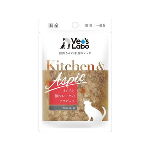 ジャパンペットコミュニケーションズ Kitchen & Aspic まぐろと鯛フレークのアスピック 40g FCE576K-KAC1-イメージ1